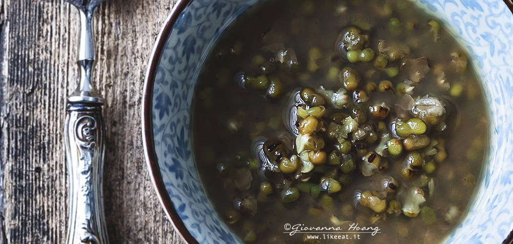 Zuppa dolce di soia verde - fagioli mung