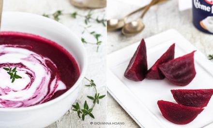 Zuppa di barbabietole e creme fraiche