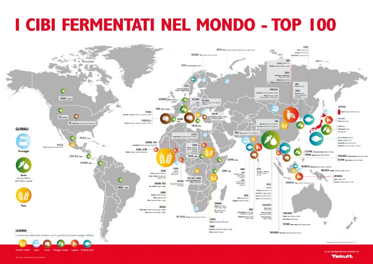 I cibi fermentati nel mondo