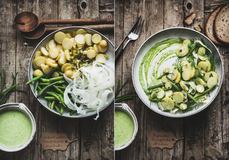 Bayerischer Kartoffelsalat - insalata di patate bavarese
