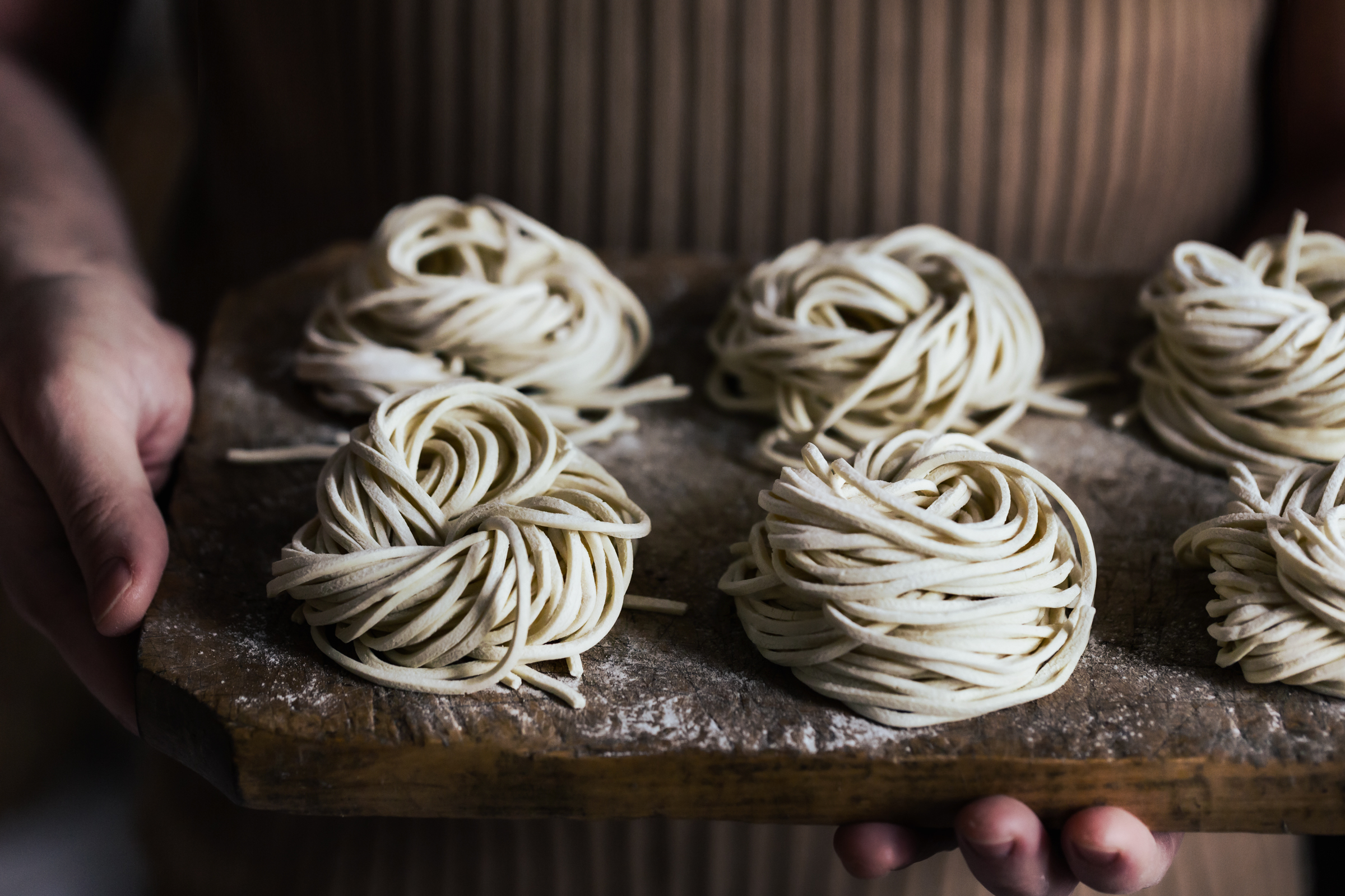ramen noodles pasta fresca fatta in casa